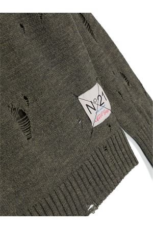 green wool jumper N°21 KIDS | N21756N03090N510